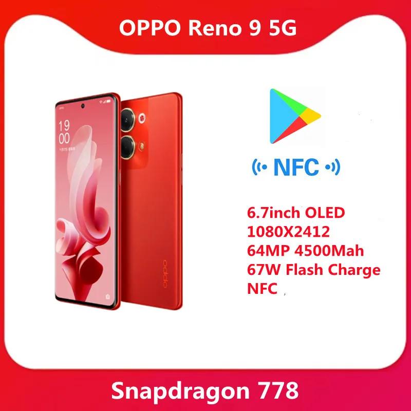 ǰ  OPPO Reno 9 5G Ʈ, 巡 778 6.7 ġ OLED 1080X2412 64mp 4500Mah 67W ÷  NFC